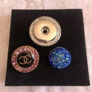 Interchangeable Snap button ring size 6.5